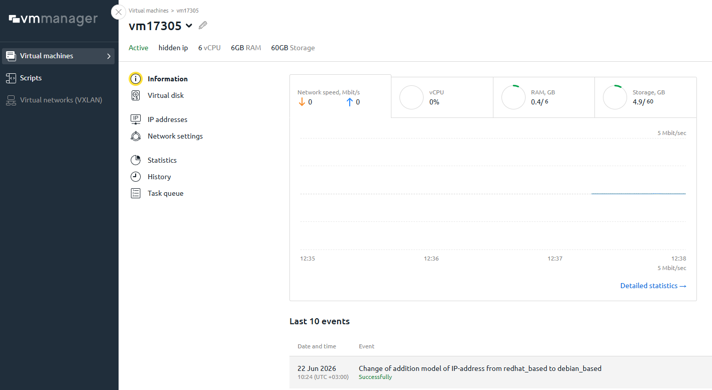 vmmanager FirstVDS